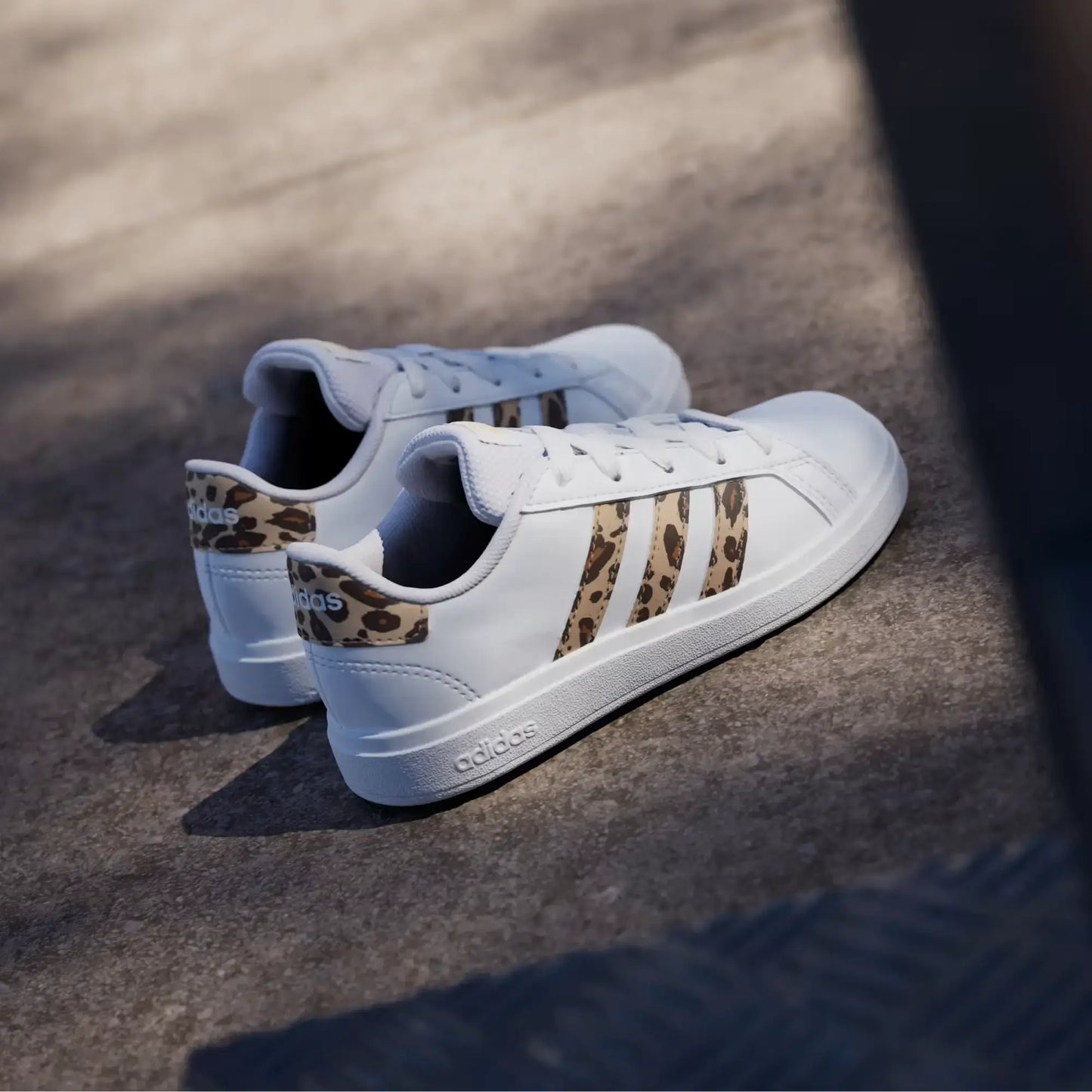 Adidas Grand Court 2.0 K Leopard