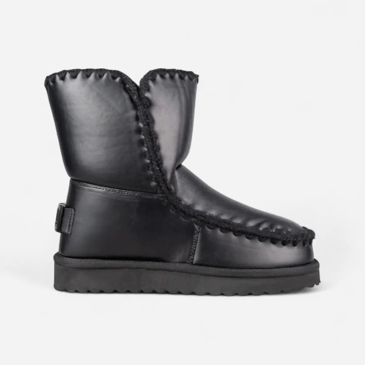 ICON Stivale Mid Pelliccia Ecopelle Nero IC7105SD