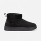 ICON Stivaletto Pelliccia Nabuk Nero IC04414SD