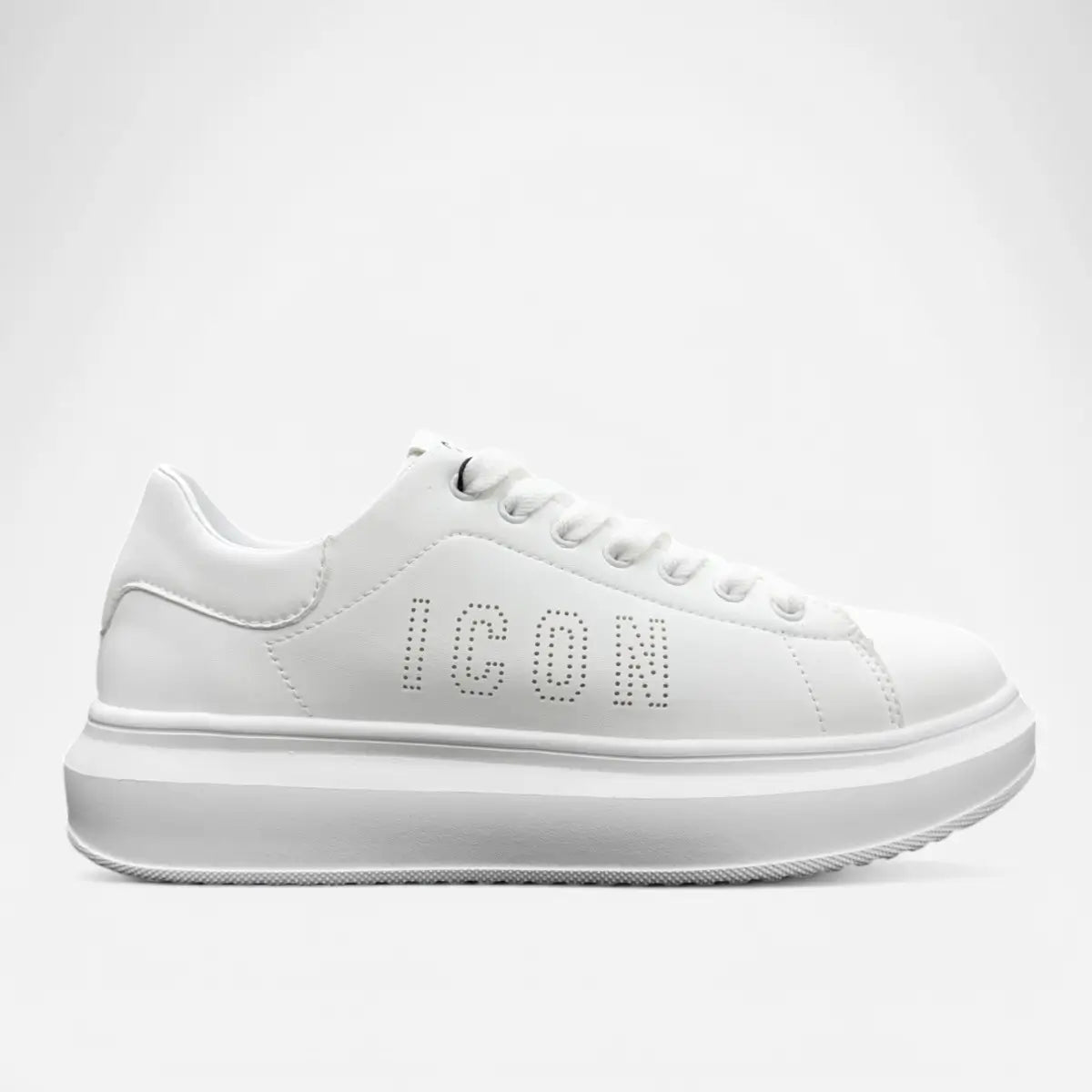 ICON sneakers platform LOGO IC04748SU Total White – LNS lanovastore