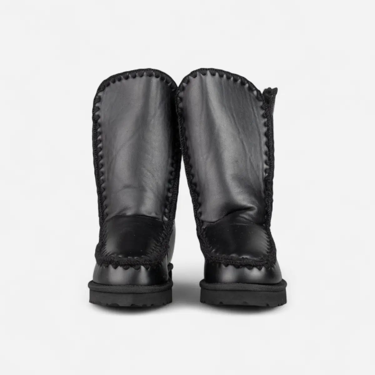 ICON Stivale Alto Pelliccia Eco-pelle Nero IC7104SD