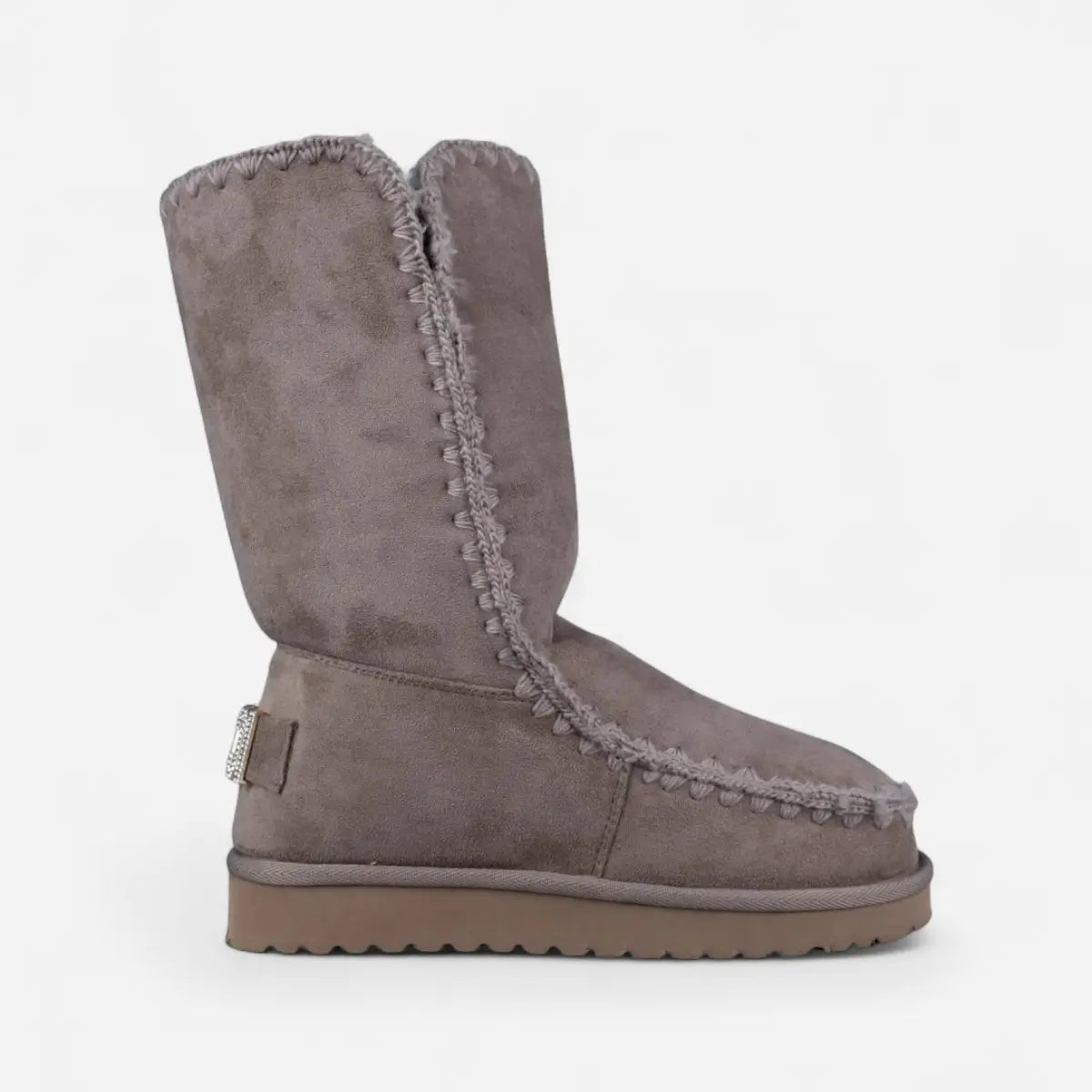 ICON Stivale Alto Pelliccia Tortora IC04411SD