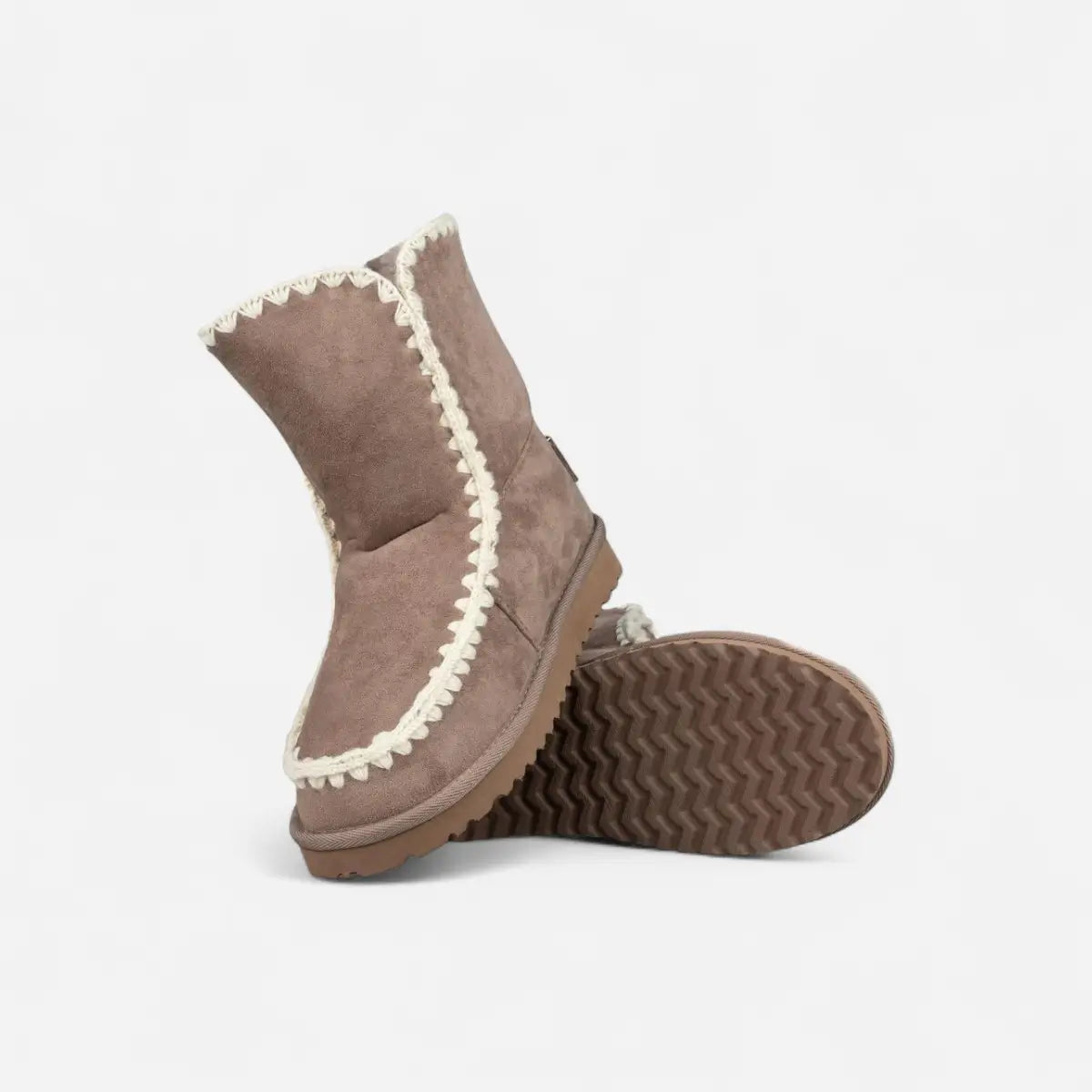 ICON Stivaletto Mid Pelliccia Tortora IC04412SD