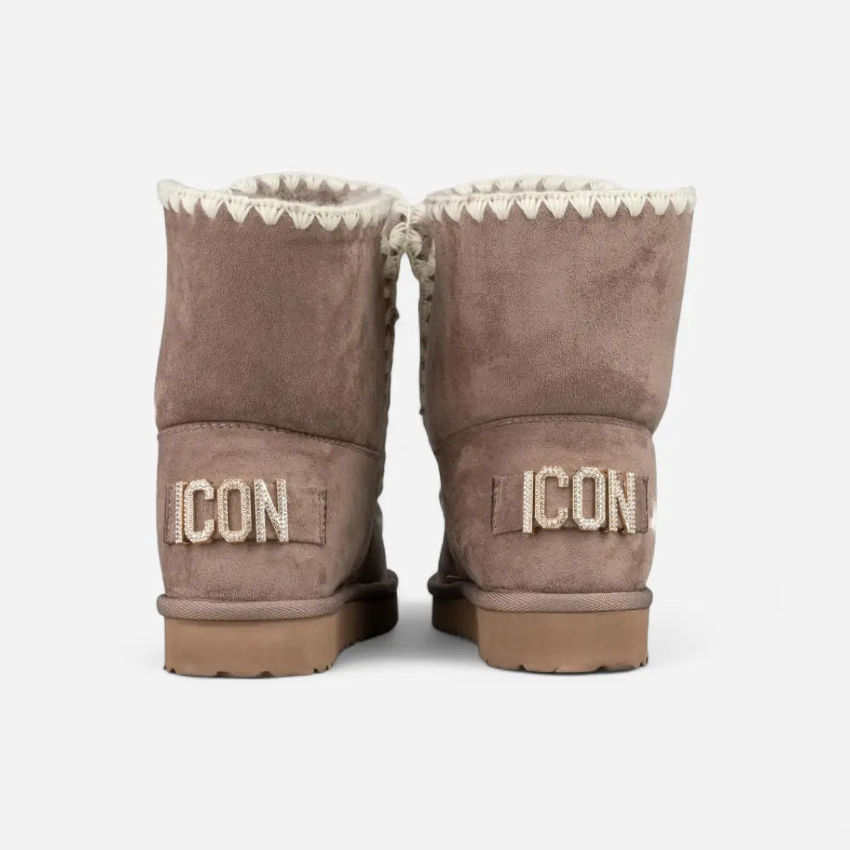ICON Stivaletto Mid Pelliccia Tortora IC04412SD