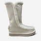ICON Stivale Alto Pelliccia Eco-pelle Panna IC7104SD/FUR