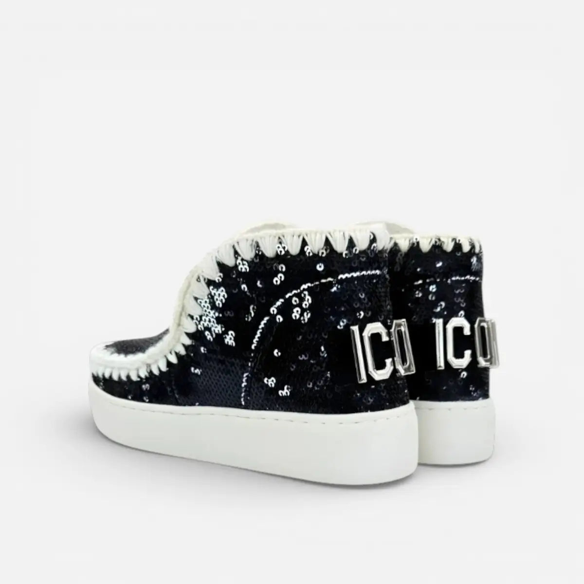 ICON Stivaletto Glitter Black IC05848SD