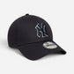 New Era Cappellino 9FORTY Regolabile New York Yankees MLB Outline Blu Navy