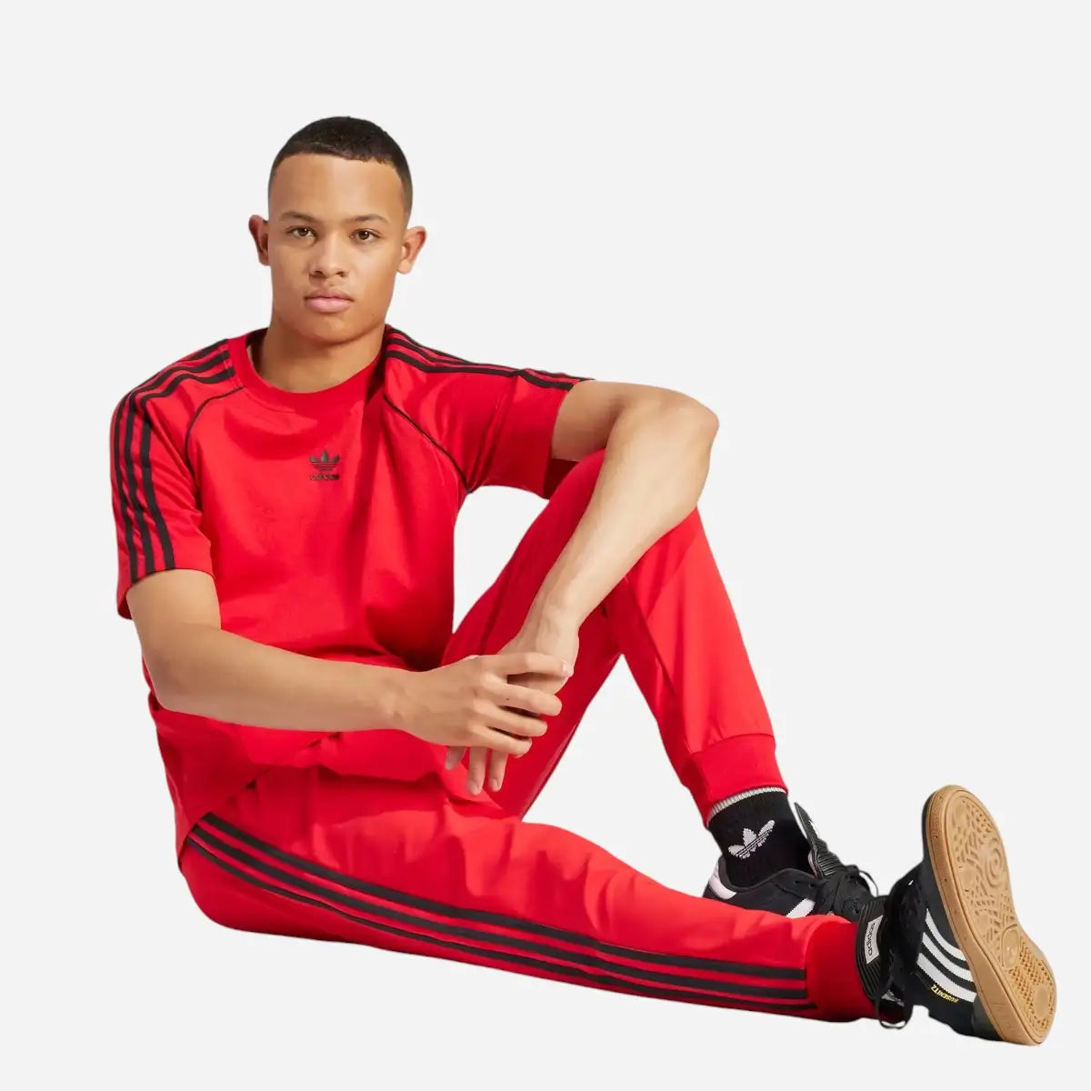 Adidas Originals Tuta Classic SST Bonded Fire Red