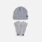 Adidas Set Berretto + Guanti Grey