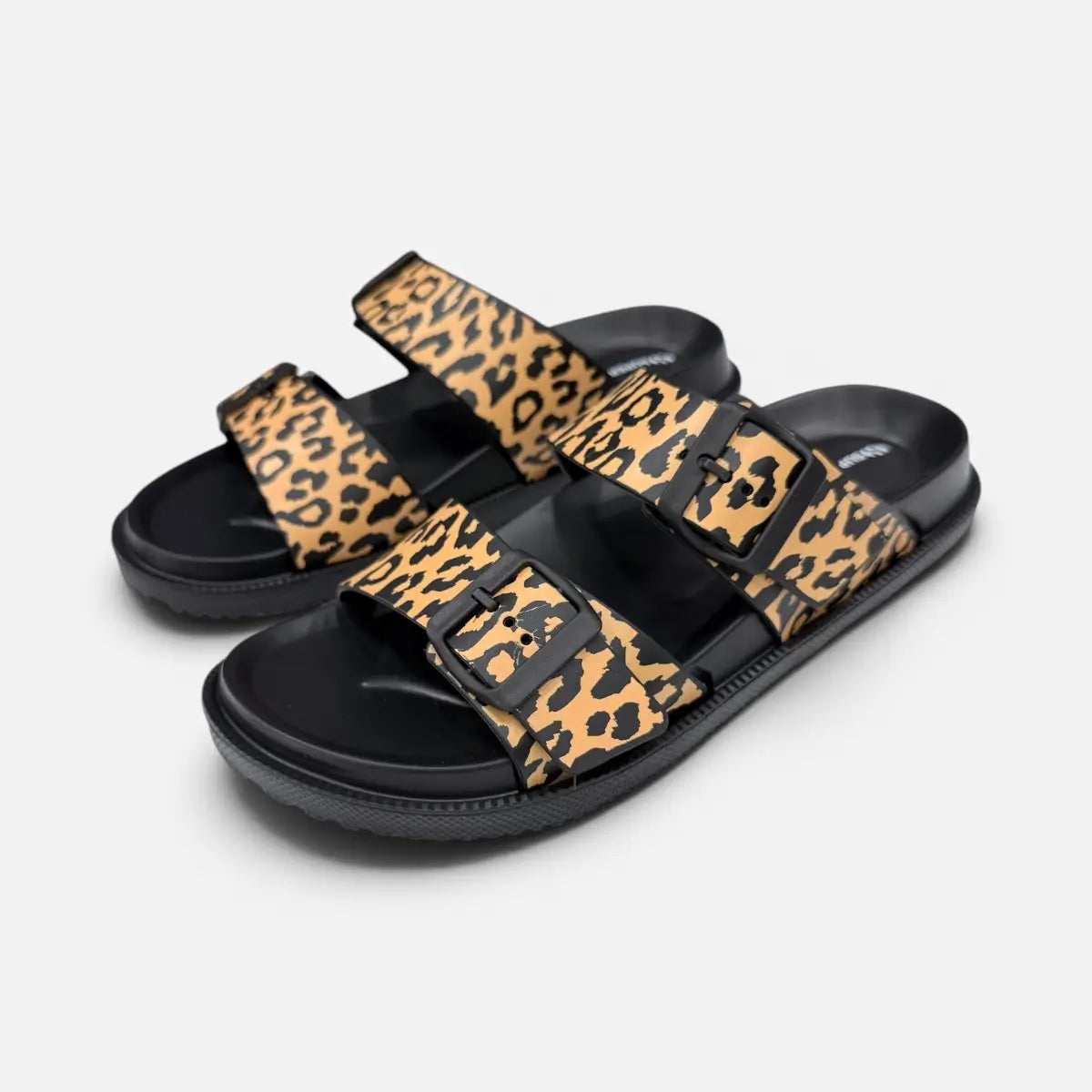 Superga ciabatte donna Doppia Fibbia Leopard S87Y836
