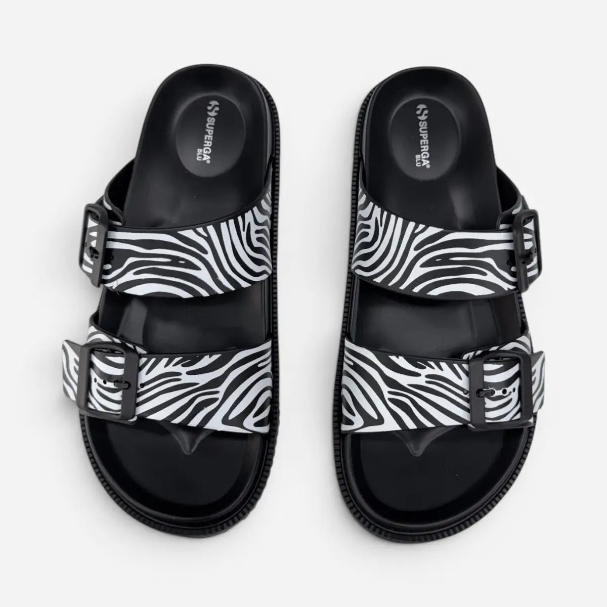 Superga ciabatte donna Doppia Fibbia Tiger S87Y836