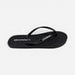 Superga ciabatte donna infradito Animalier Nero S24T603