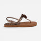 Superga sandalo donna infradito Charm Jewel Brown S87Y843