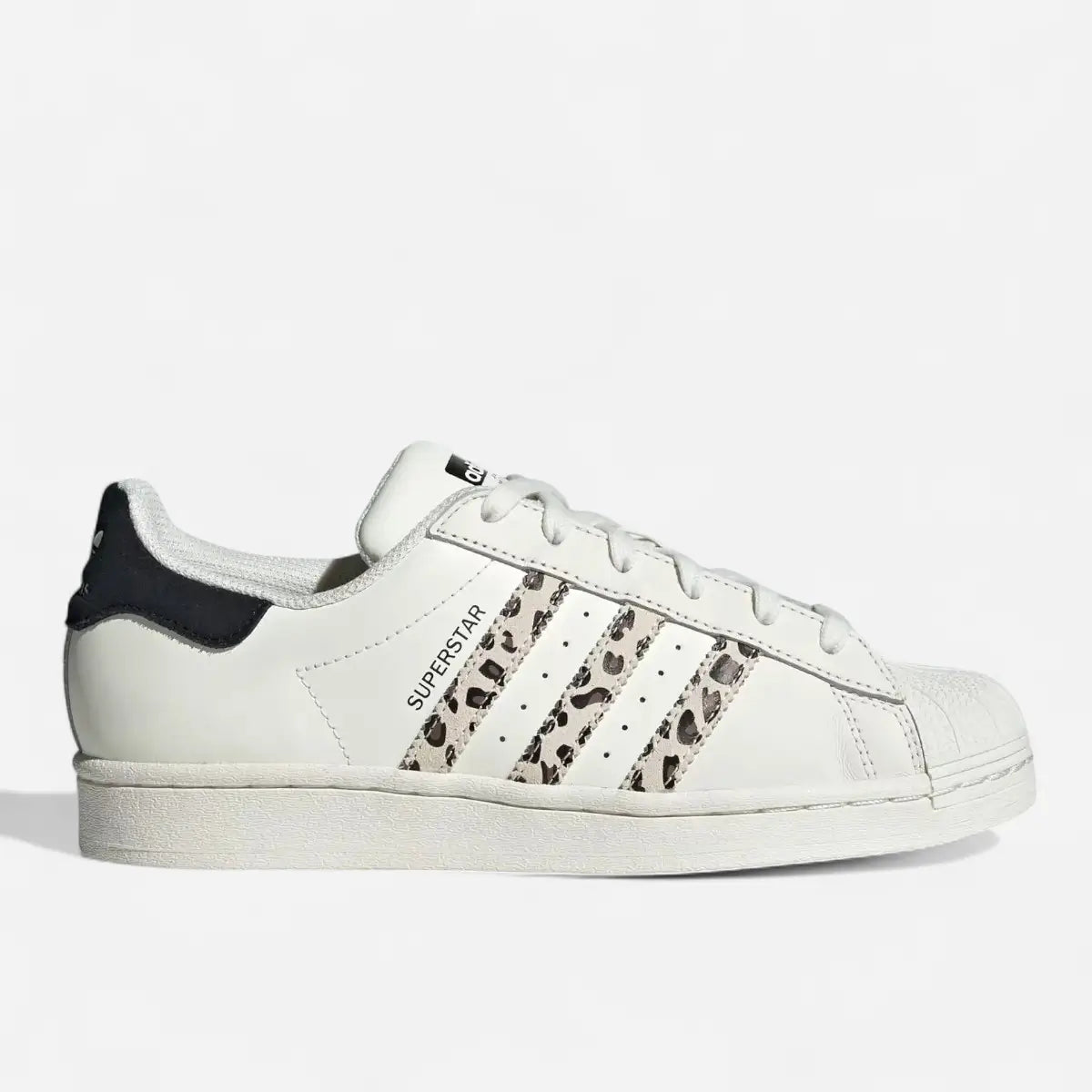 Adidas Superstar White Leopard