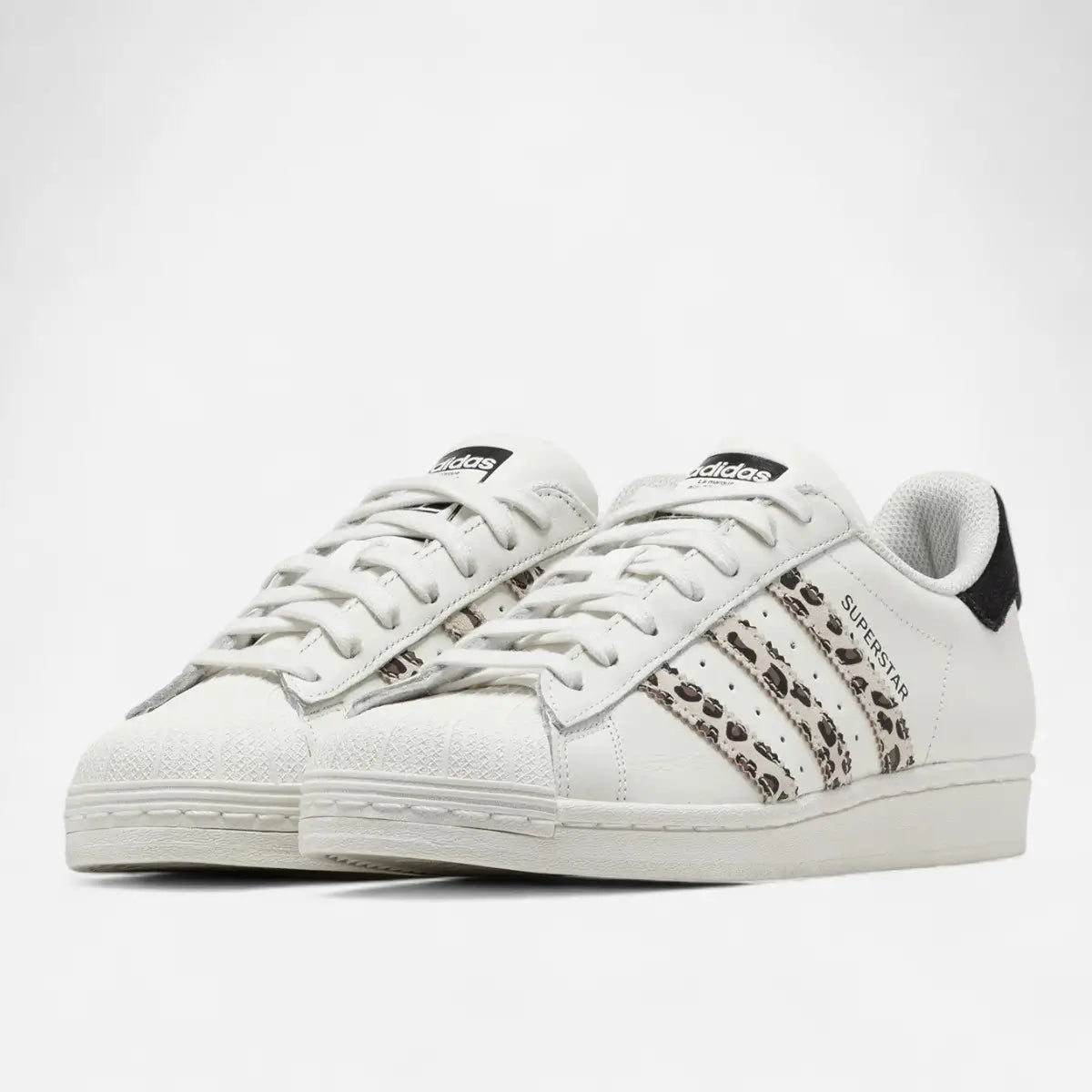 Adidas Superstar White Leopard