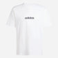 Adidas T-shirt Essentials Linear Single Jersey White / Black