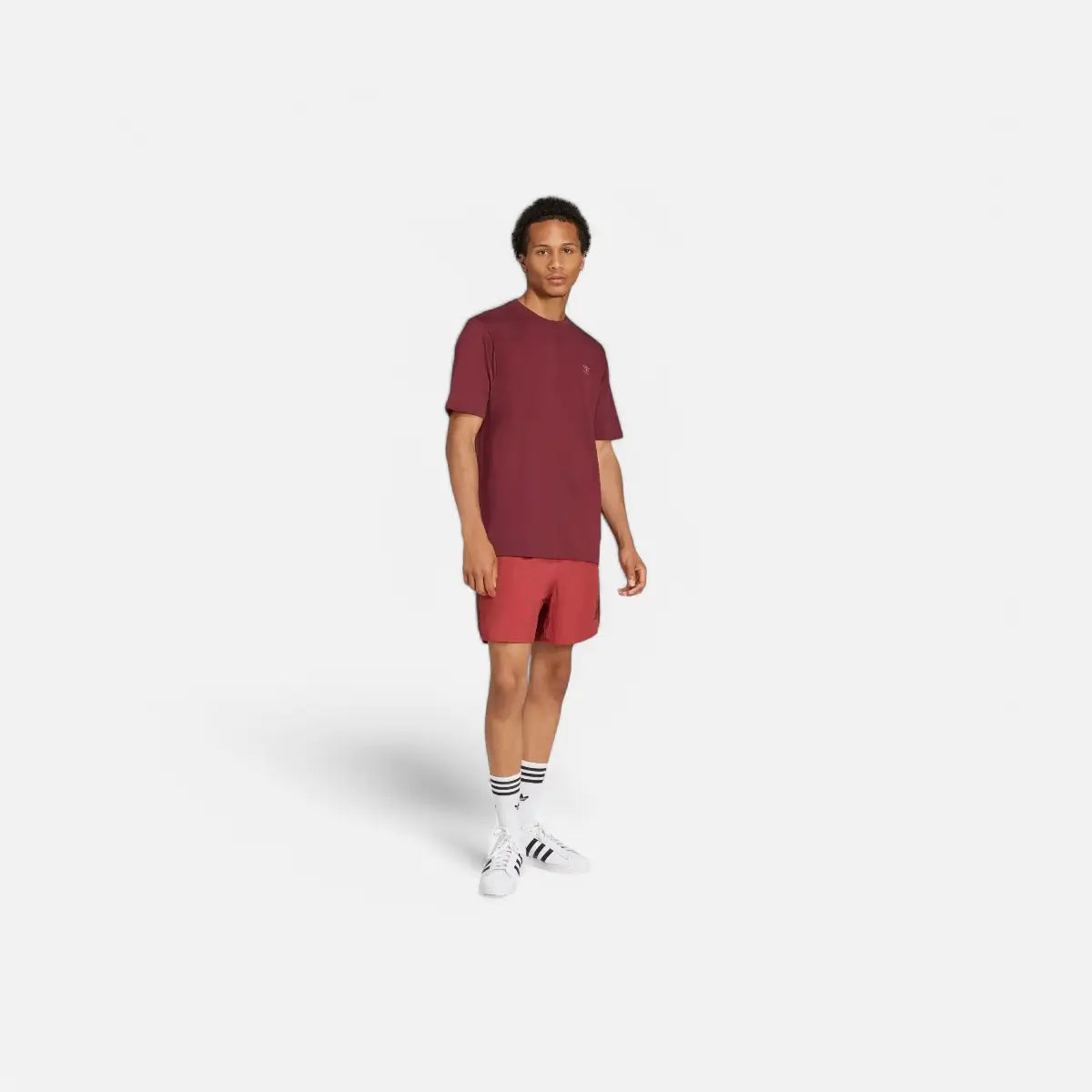 Adidas T-shirt Trefoil Essentials shadow red