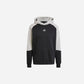 Adidas Tuta Sportswear Fleece Colorblock Black/Grey