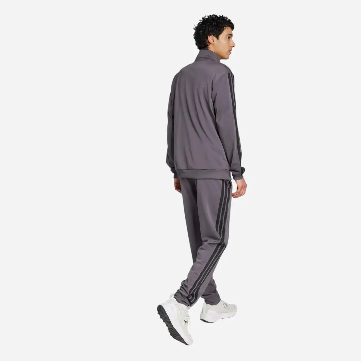 Adidas Tuta Sportswear Basic 3-Stripes Tricot Grey Strata