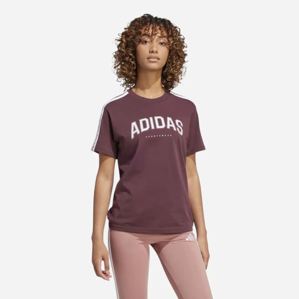 Adidas T-Shirt Lounge Bordeaux