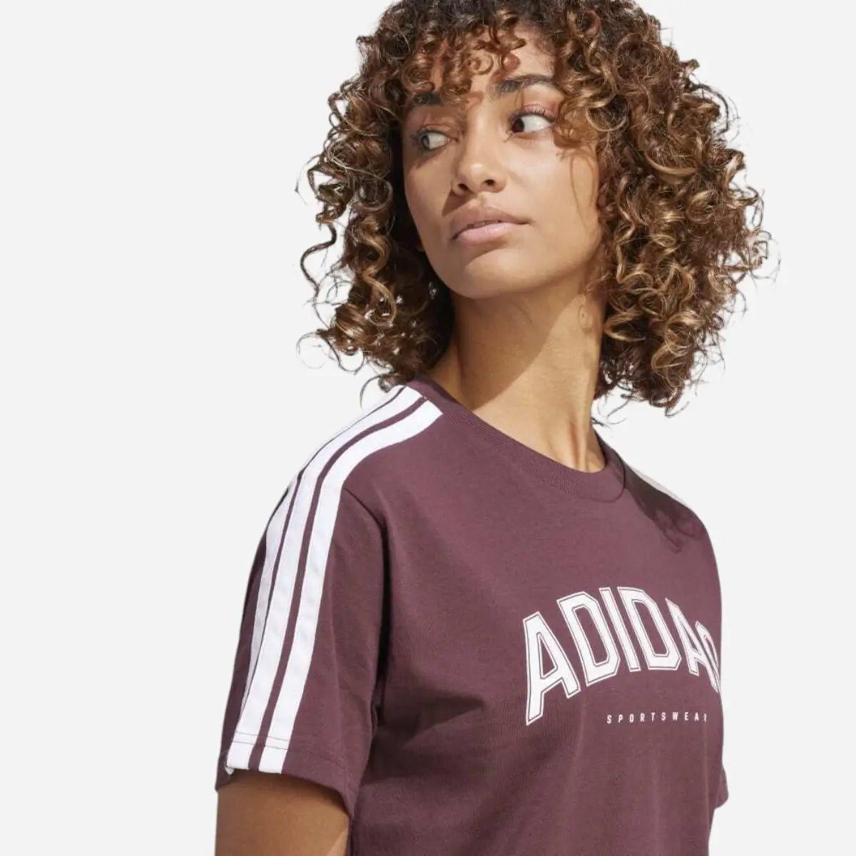 Adidas T-Shirt Lounge Bordeaux