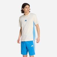 Adidas T-shirt Essentials 3-Stripes Single Jersey Off Royal Blue