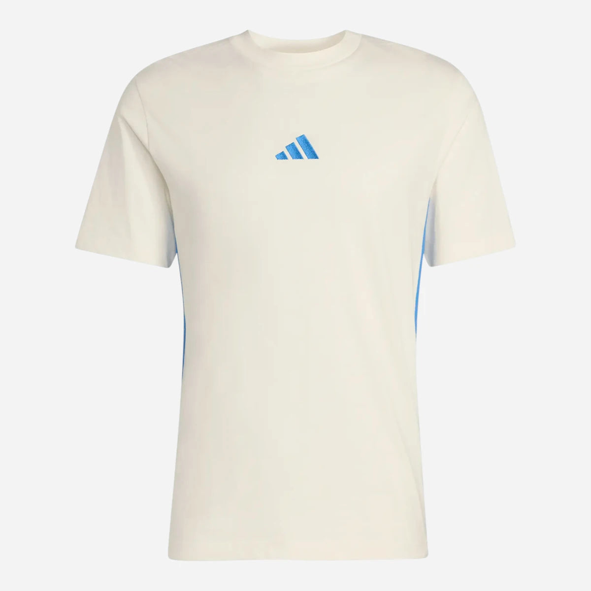 Adidas T-shirt Essentials 3-Stripes Single Jersey Off Royal Blue