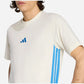 Adidas T-shirt Essentials 3-Stripes Single Jersey Off Royal Blue