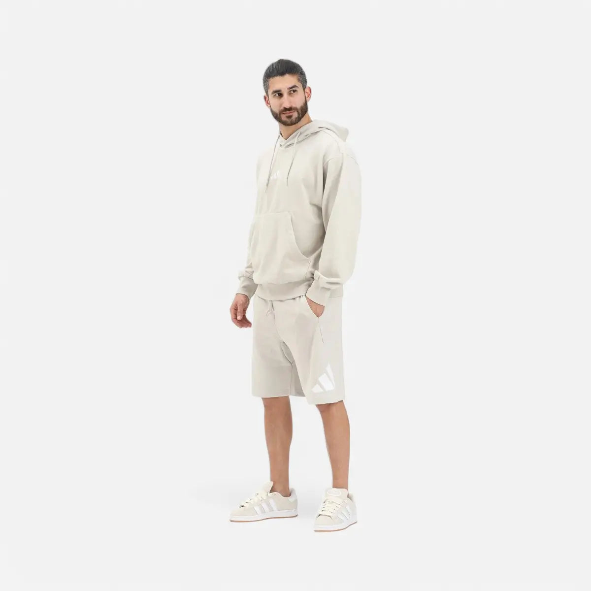 Adidas Short Essentials Big Logo Beige