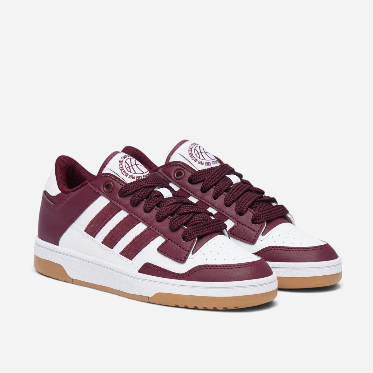 Adidas Rapid Court Low J Bordeaux