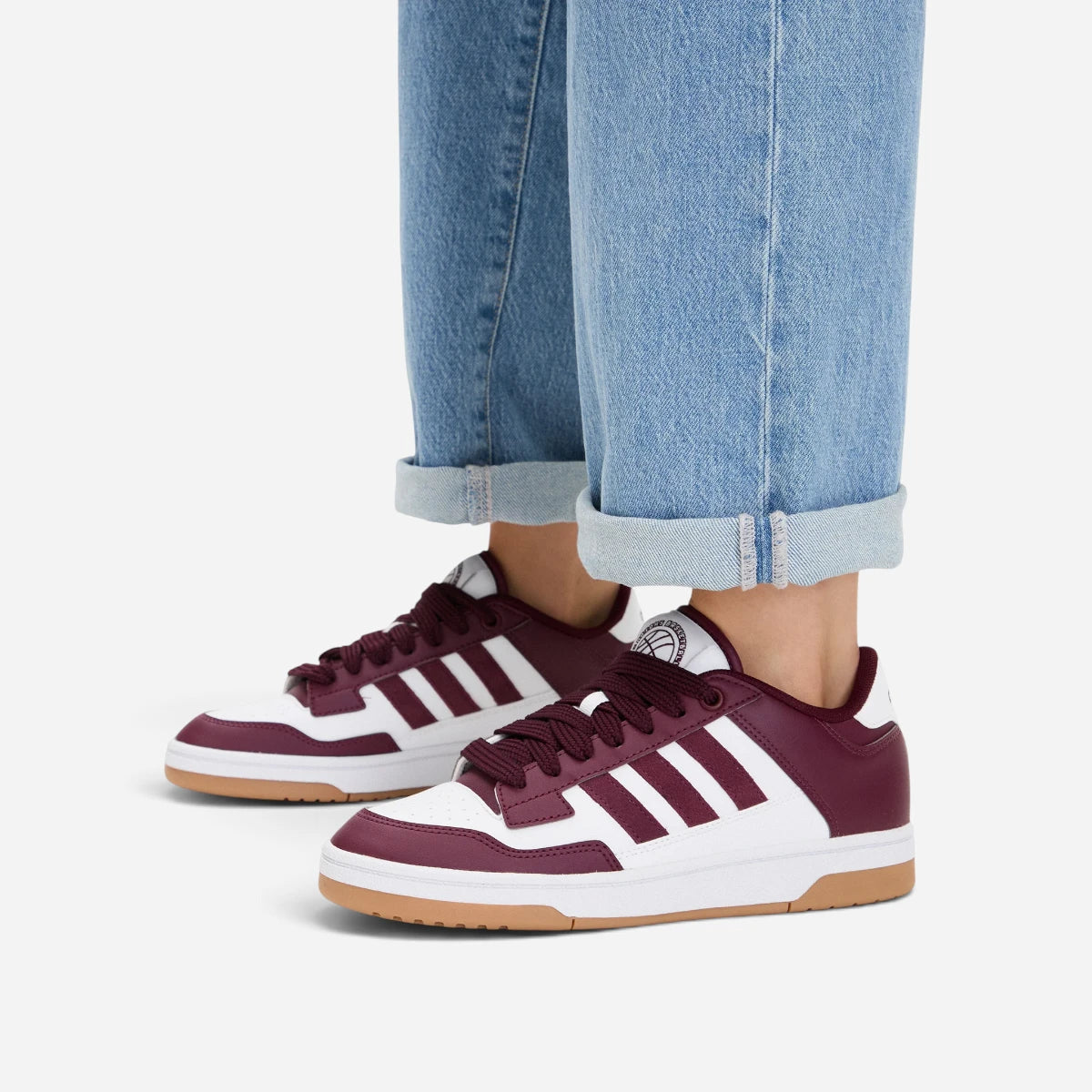 Adidas Rapid Court Low J Bordeaux