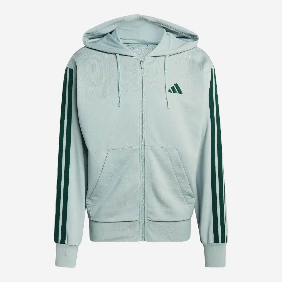 Adidas Tuta Sportswear Basic 3-Stripes Essentials French Wonder Sage/Collegiate Green
