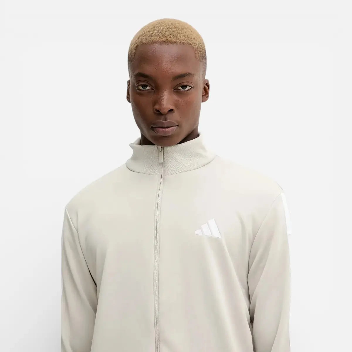 Adidas Tuta Sportswear Basic 3-Stripes Tricot Light Beige
