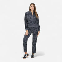 Adidas Tuta Track suit Essentials 3-Stripes Leopard Grey