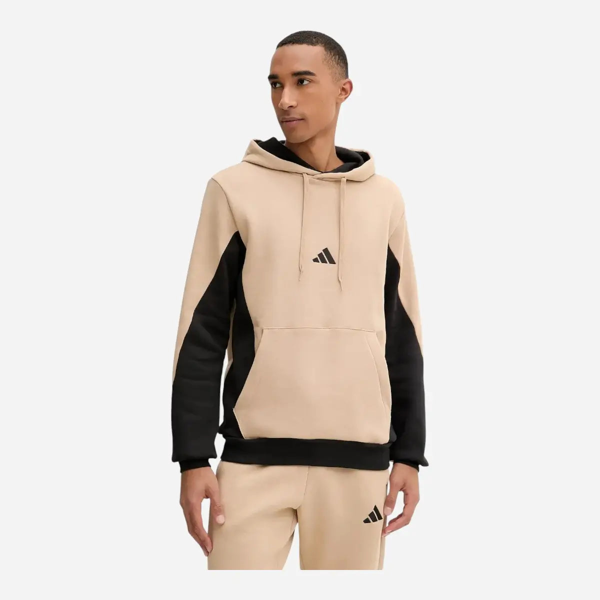 Adidas Tuta Sportswear Fleece Colorblock Beige