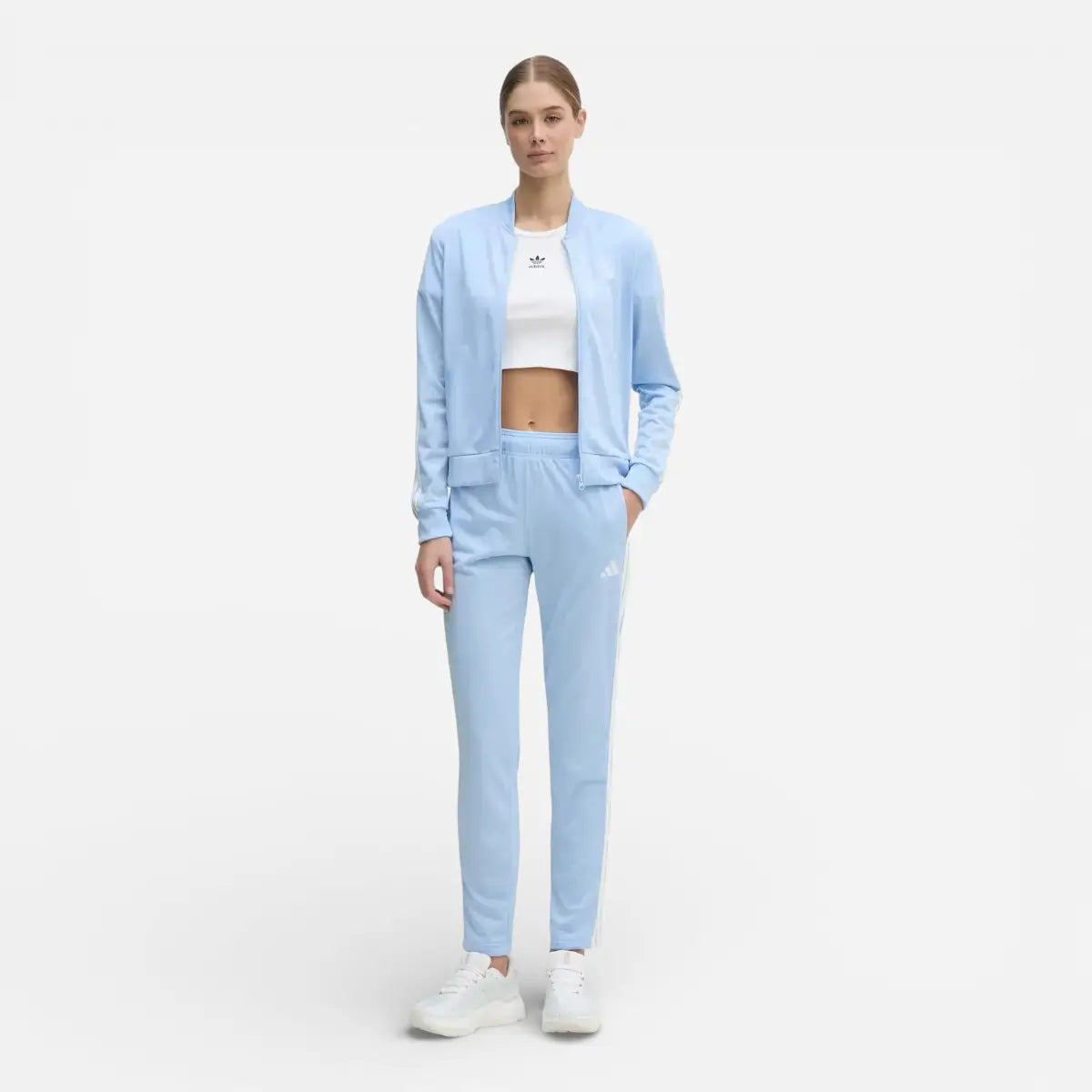 Adidas Tuta Dayready Track suit 3-Stripes Glow Blue