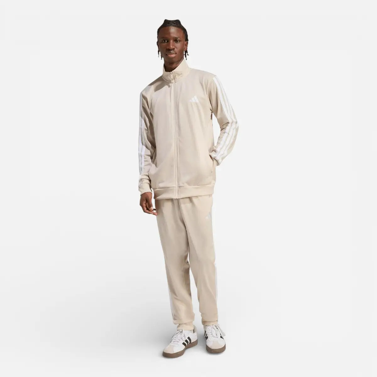 Adidas Tuta Dayready tricot 3-Stripes Beige