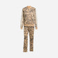 Adidas Tuta Track suit Essentials 3-Stripes Leopard Beige
