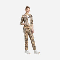 Adidas Tuta Track suit Essentials 3-Stripes Leopard Beige