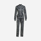 Adidas Tuta Track suit Essentials 3-Stripes Leopard Grey