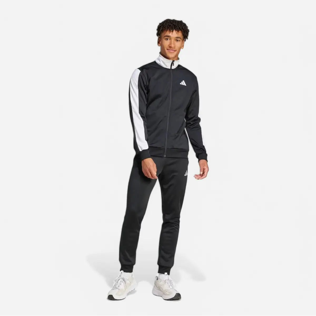 Adidas Tuta Sportswear Basic Tricot Colorblock Track Suit black