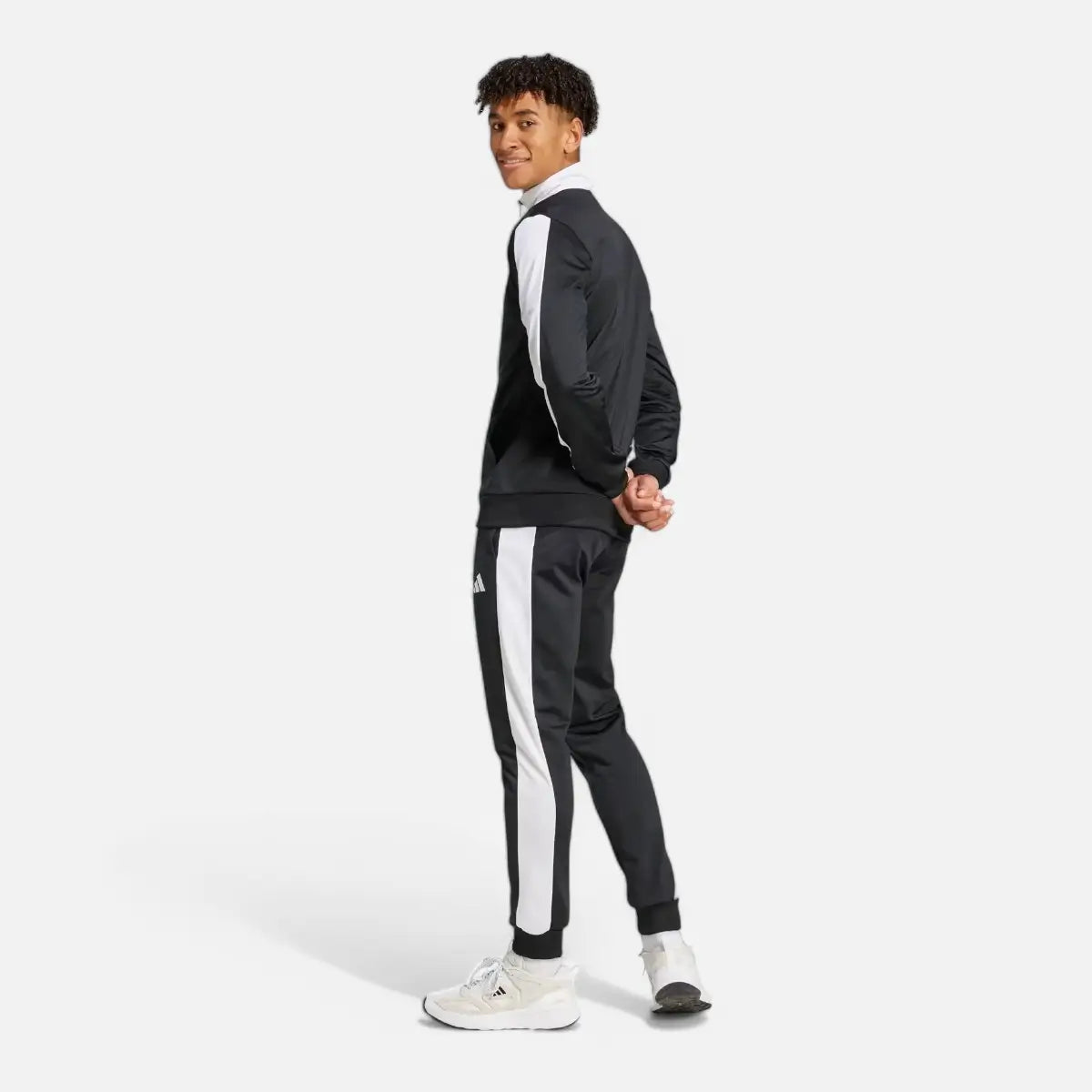 Adidas Tuta Sportswear Basic Tricot Colorblock Track Suit black