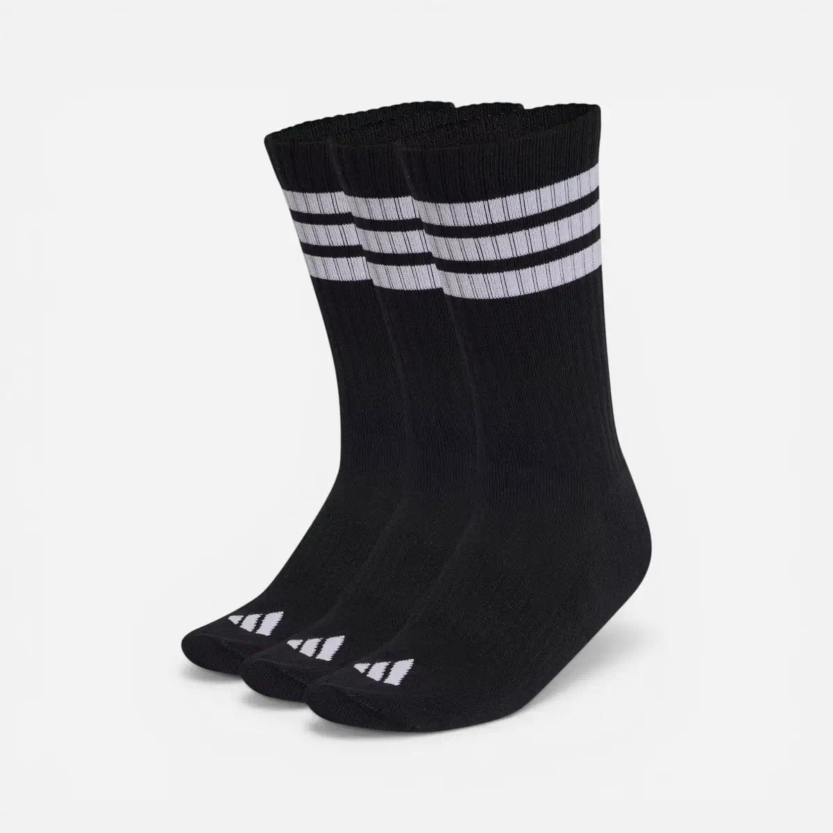 Adidas Calze Cushioned Sportswear 3-Stripes Black (3paia)