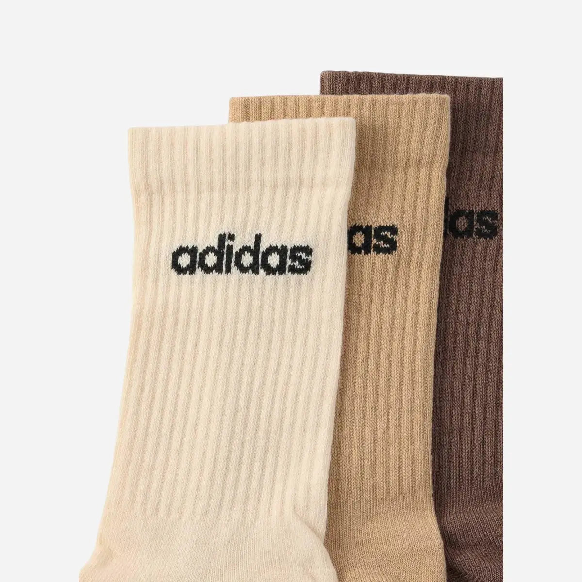 Adidas Calze Linear Cushioned Multicolor Brown (3 paia)
