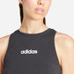 Adidas Canotta Essentials Linear Slim Cotton Black / White