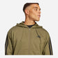 Adidas Tuta Colorblock Fleece 3 stripes FL Olive Strata