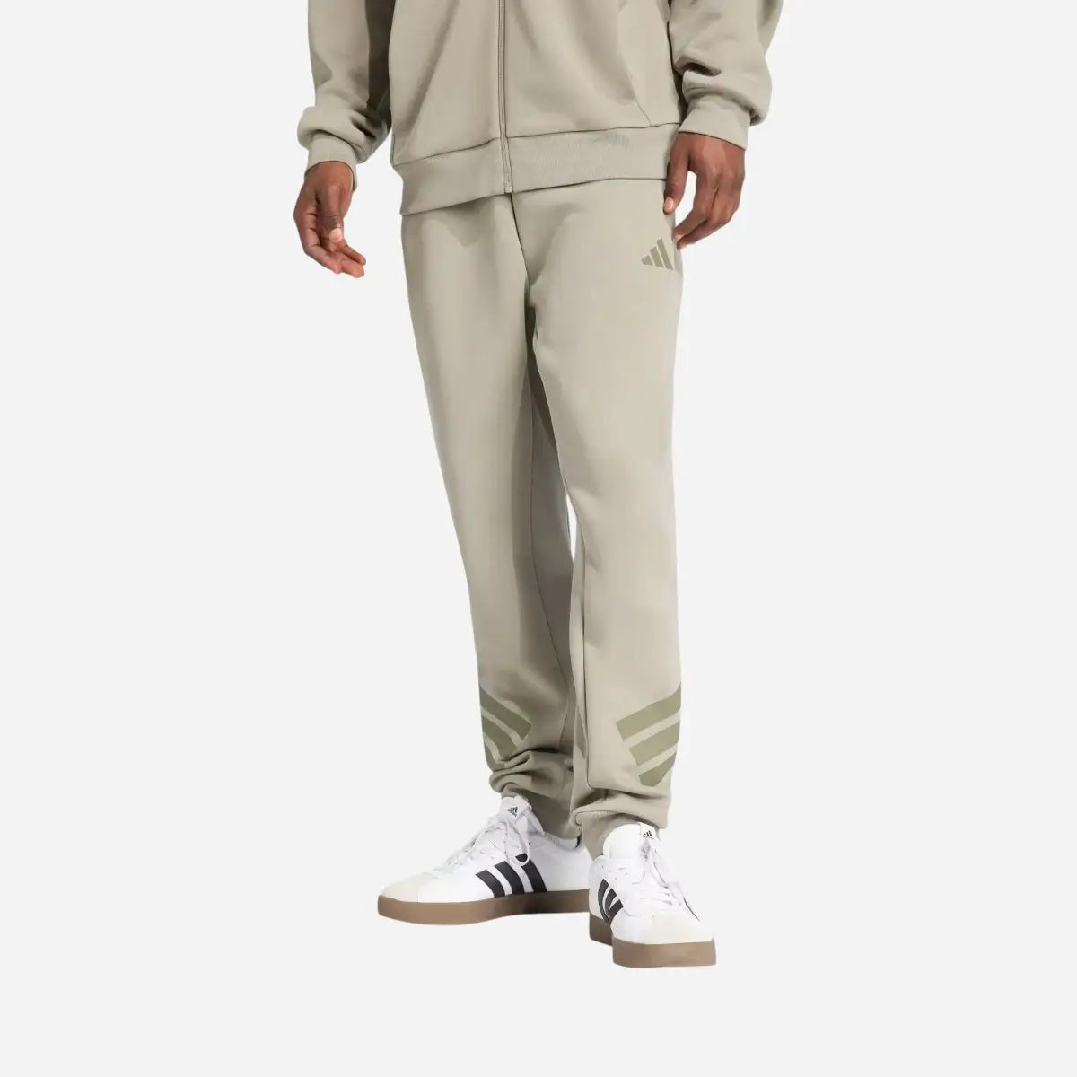 Adidas Tuta (Hoodie+Pant) Future Icons 3-Stripes Silver Pebble