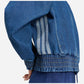 Adidas Giacca Boxy Donna Denim Stadium Loose Fit