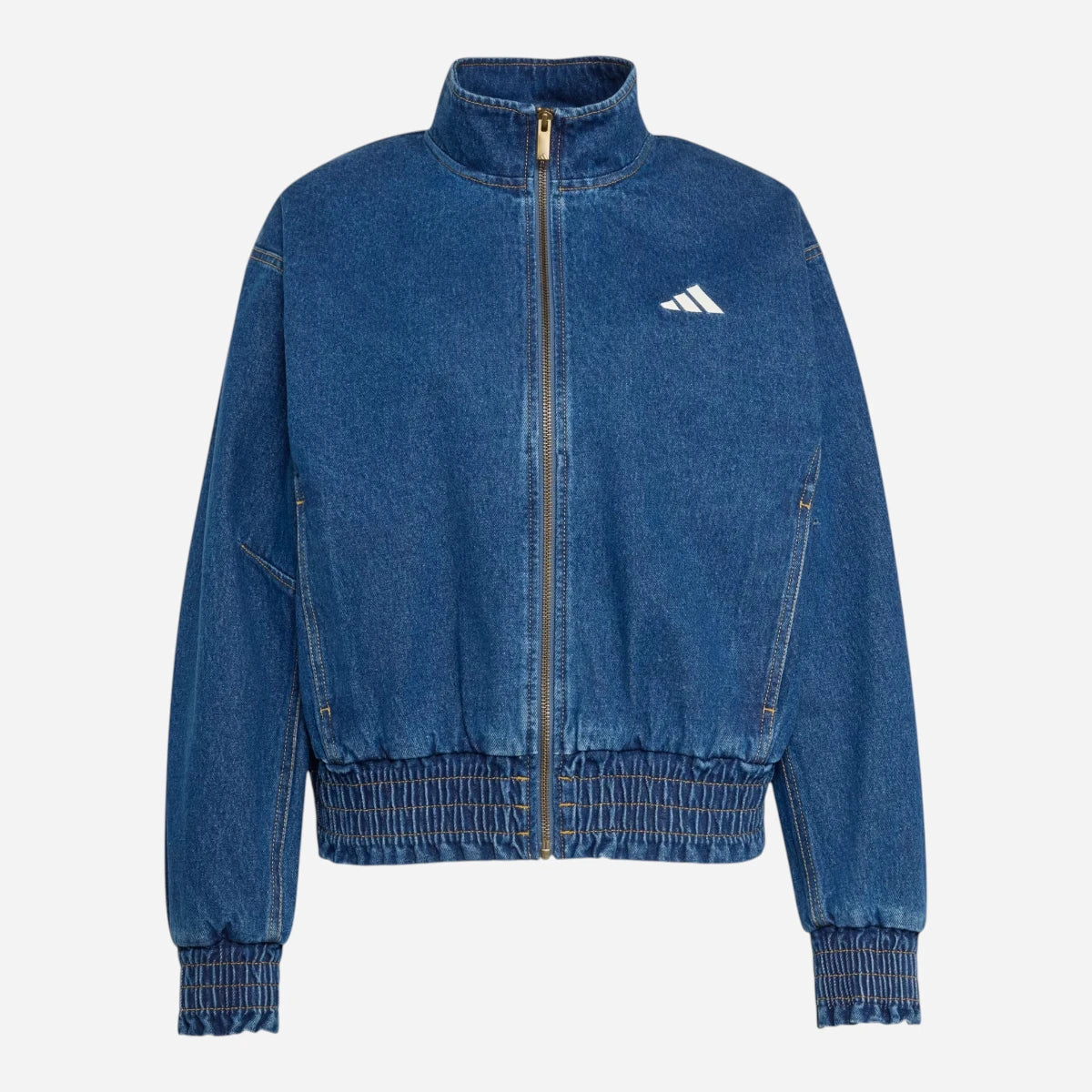 Adidas Giacca Boxy Donna Denim Stadium Loose Fit