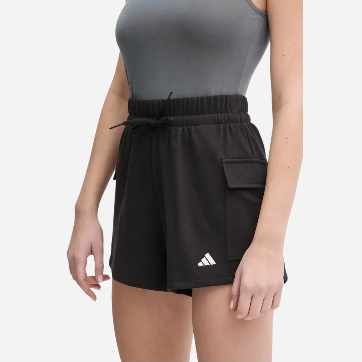 Adidas Short Essentials Small Logo French Terry Cargo Black